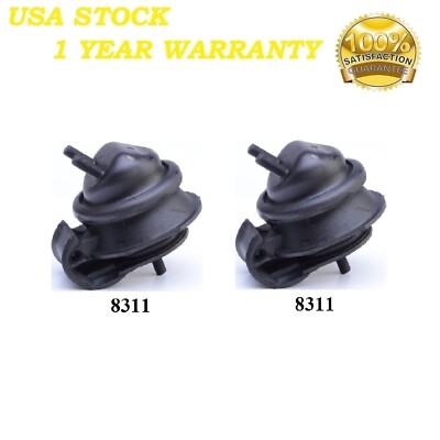 2PCS FRONT L &R MOTOR MOUNT FIT NISSAN FRONTIER 1999-2004, XTERRA 2000-2004 3.3L