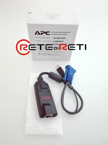 €102+VAT APC KVM-USBVM APC KVM 2G, Server Module, USB with Virtual Media - Picture 1 of 1