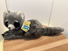 Vintage Plush Dakin Nature Babies 1975 Raccoon, made in Korea, 18  Long