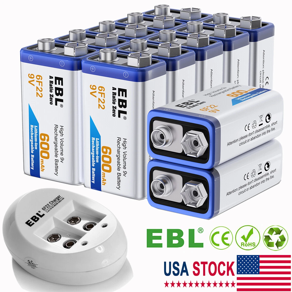 9 volt clearance battery charger
