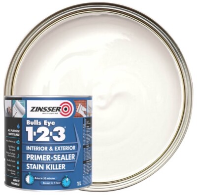 Zinsser Bulls Eye 123 Primer Versiegelung - Weiß - 1L