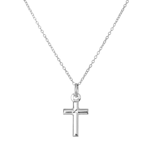 Simple 925 Sterling Silver Cross 