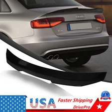 Fits 2013-2016 A4 B8.5 Sedan Trunk Spoiler High Kick Duckbill Trunk Spoiler Wing