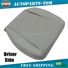 For 2009-2014 Acura TSX Driver Bottom Replacement Leather Seat Cover Light Gray