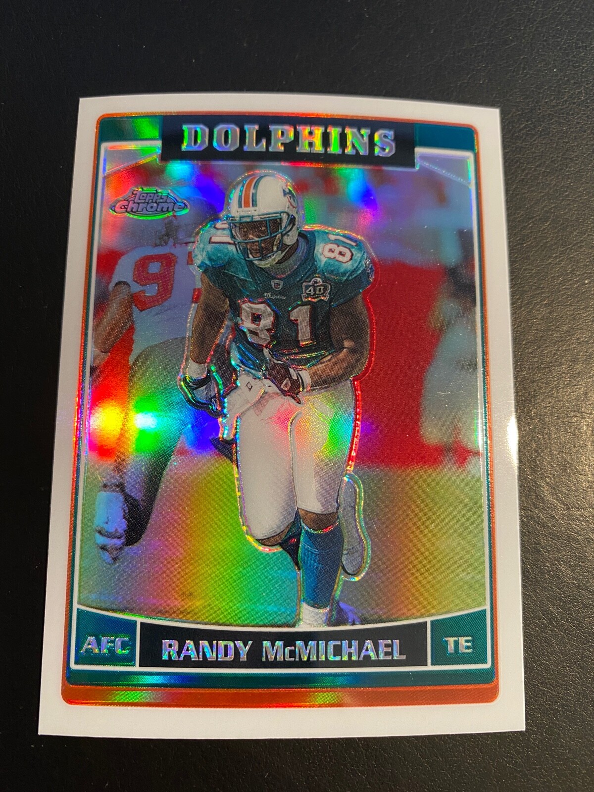 2006 TOPPS CHROME FOOTBALL #31 RANDY McMICHAEL REFRACTOR!! MINT!! $1 SHIPPING!!