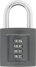 ABUS Combination Lock 158/50 with digit code - Padlock with Zinc Die-Cast Body