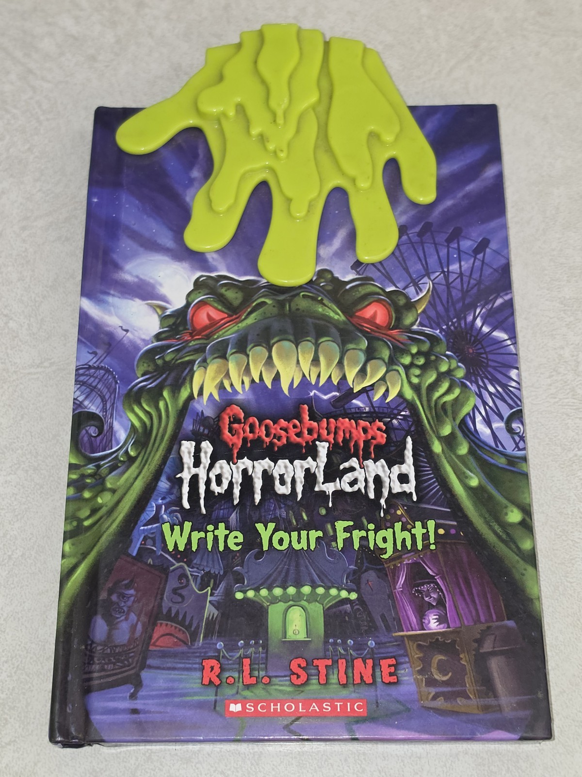 Goosebumps Horrorland 2010 Write Your Fright Talking Hand - Works, No Writing!