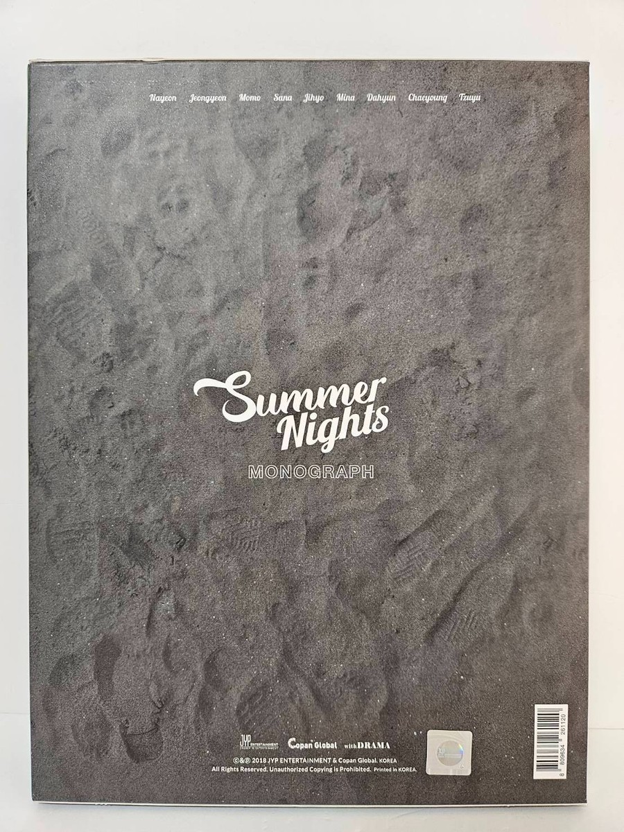 K-POP・アジア TWICE Summer Nights monograph TWICE Summer Nights Monograph 2018 Official Photobook +