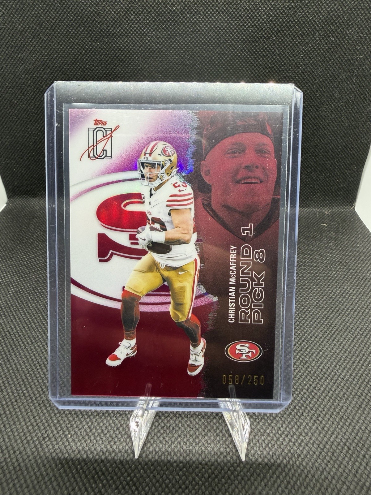 2025 Topps Signature Class Christian McCaffrey #49 /250 49ers