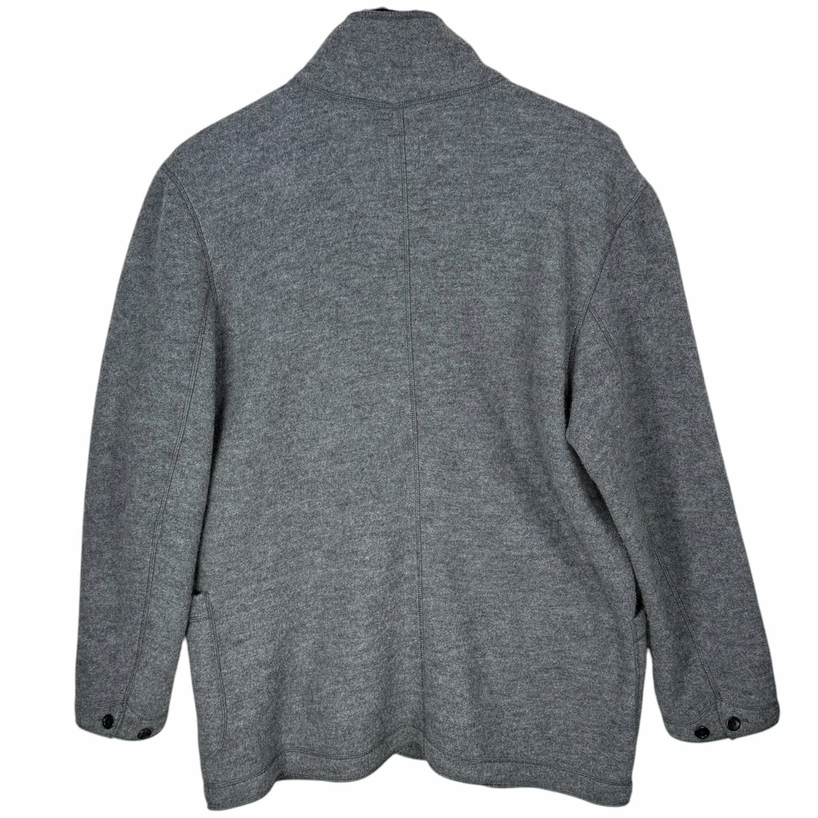 Huckberry Flint and Tinder Boiled Wool Chore Blazer XXL Unstructured Grey Jacket - product detail image 7