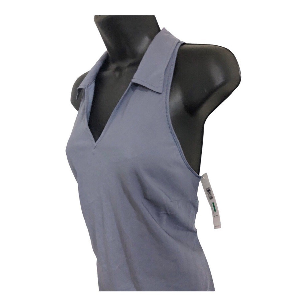 Calvin Klein performance steel gray active sleeveless racerback dress size small image 2