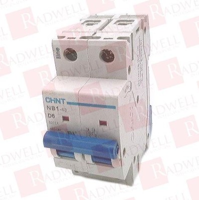 CHINT NB1-63D6/2P-6 / NB163D62P6 (NEW IN BOX)
