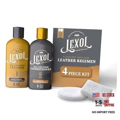 Leather Cleaner and Conditioner Kit by  for 1 Count (Pack of 1) Lexol Kit 8oz
