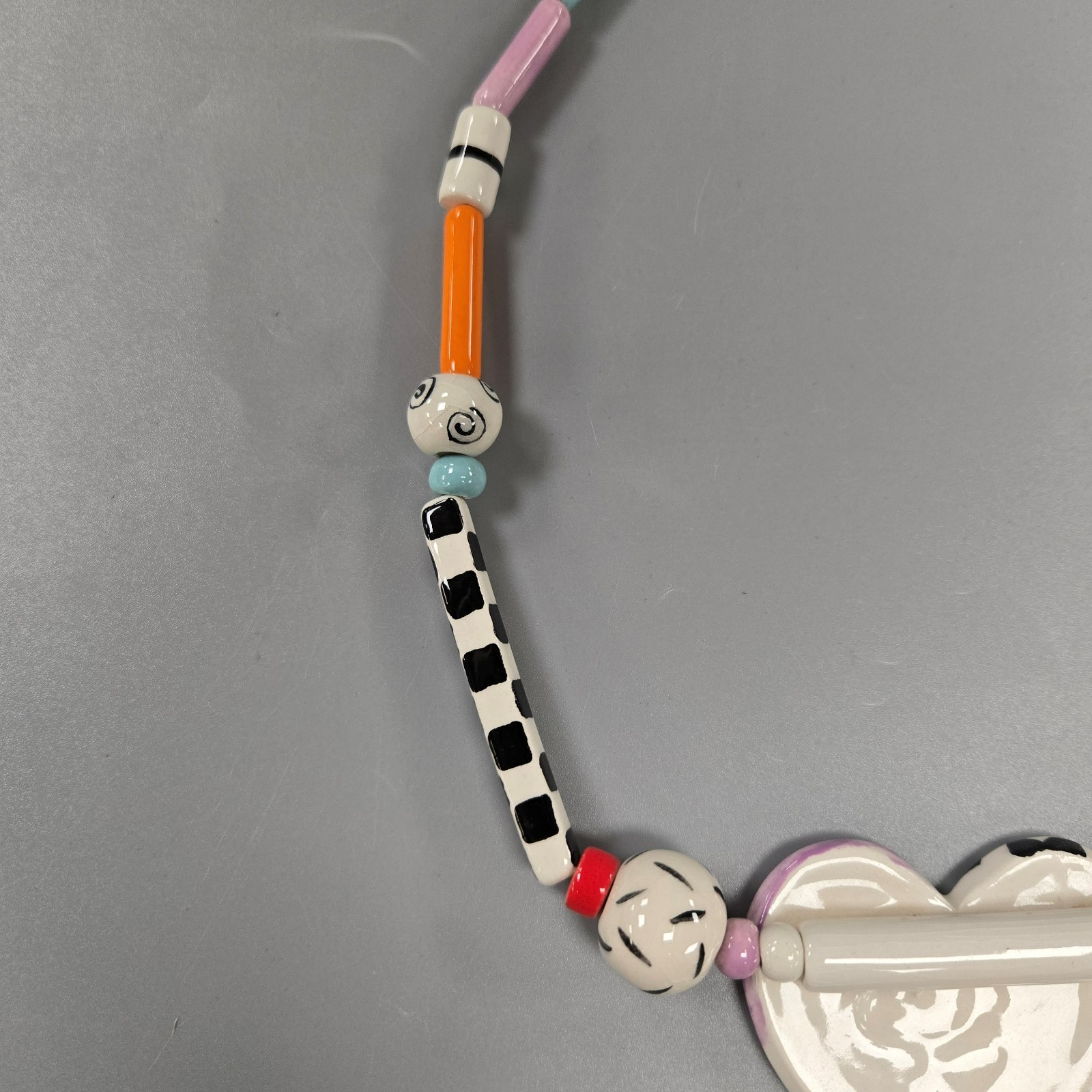 Vintage Ruby Z Candace Loheed Heart Necklace Colo… - image 11