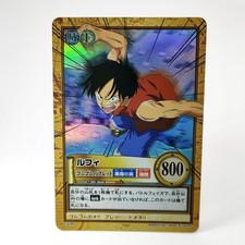 One Piece Luffy Carddass Hyper Battle TCG C428 Holo Foil Bandai 2001 Japan