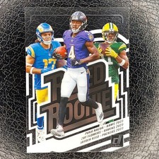 PUKA NACUA ZAY FLOWERS JAYDEN REED SSP Rated Rookie 2023 Clearly Donruss Card #4