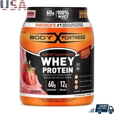 100% Whey Protein Powder 60g Protein 12g BCAAs Immune Support Smoothie Shake New