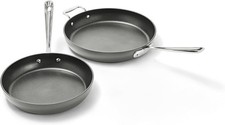 All-Clad E7859064 HA1 Hard Anodized Nonstick Fry Pan Cookware Set,10"&12"Fry Pan