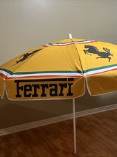 Ferrari Umbrella W/ Iconic Ferrari Horses 63 Table Umbrella Free Shipping