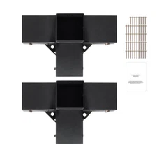 4''x4'' Pergola Bracket Kit inner 3.6x3.6 4-Way Woodworks DIY Post 2 pcs