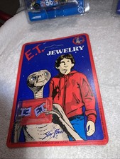 Vintage 1982 E.T. Extra Terrestrial Jewelry earrings ET ELLIOTT, NOS