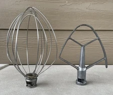 Vintage KitchenAid Hobart 4 Quart, Whisk & Beater for K4-B