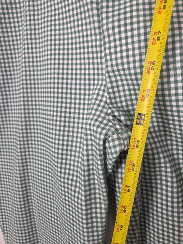 CHICO’S Size 2 Green Checkered Pants- NWOT Retro Inspired US SZ 12 High Ankle - Picture 11 of 11