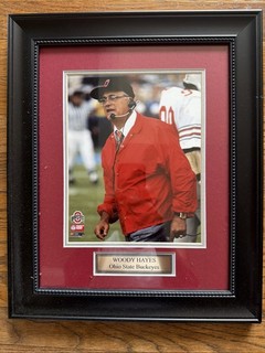 Woody Hayes Ohio State Buckeyes Framed Picture