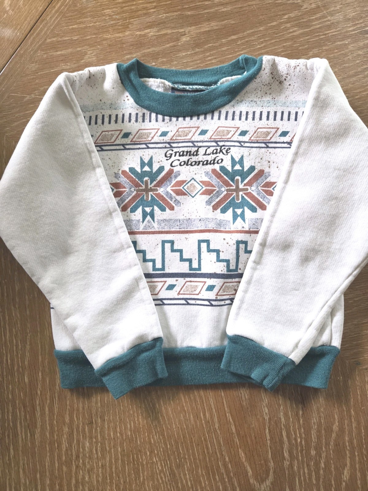 Vintage Colorado Grand Lake Kids Crewneck Sweatshirt Travel Toddler 4t-5t