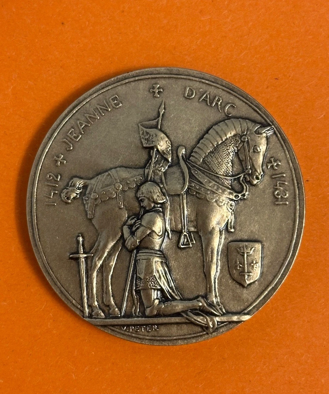 Médaille Monnaie De Paris, Jeanne D’arc, Compagnie Gendarmerie D’Orléans
