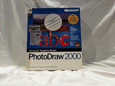 Sealed Microsoft PhotoDraw 2000 V1 Rare Charity Edition Unarchived Extra Program
