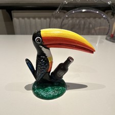 Guinness Toucan with bottle Cast Iron Figure Decorative Advertising Pub Man Cave