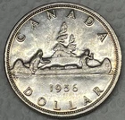 1956 Canada Silver Dollar. A Bold Vivid AU Beauty!