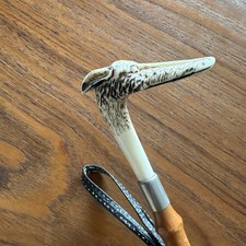 Long Shoe Horn - Dog Head Bamboo  Resin