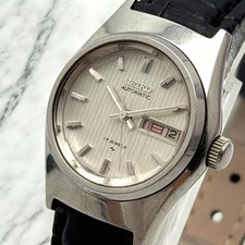 Seiko 2206 0610 Automatic Day Date Cut Glass Ladies Watch