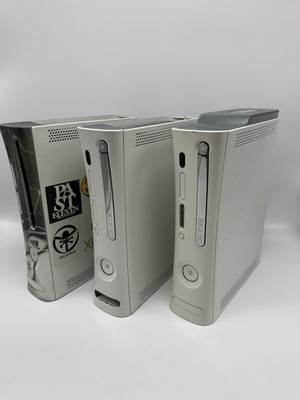 3x Microsoft Xbox 360 Arcade Konsole Weiß nur Konsolen DEFEKT für Bastler