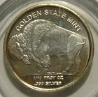 1/10 Oz Silver Round - GSM Buffalo / Indian - 100% Mint Authentic