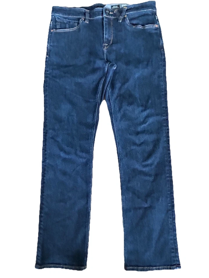 Volcom Solver Modern Straight Mens Jeans Size 34 - Image 2 of 4