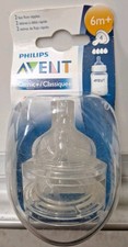 Philips Avent Fast Flow Classic Nipple BPA Free 6m Pack Of 2 New Sealed