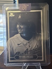 2025 Topps Black And White -  Shohei Ohtani Prized Portrait SP Card #PP1