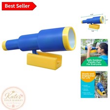 Durable Pirate-themed Telescope for Kids - Easy Install Playhouse Accessory