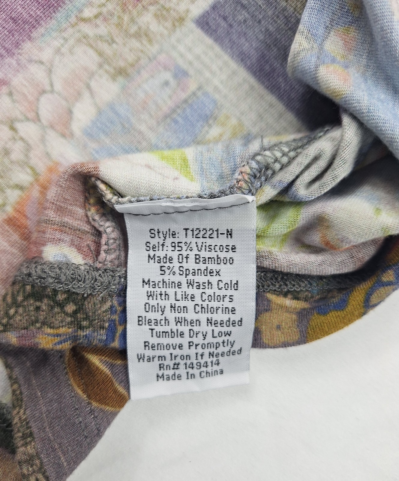 Johnny Was Sonnet Patchwork Puff Lightweight 3/4 … - image 8