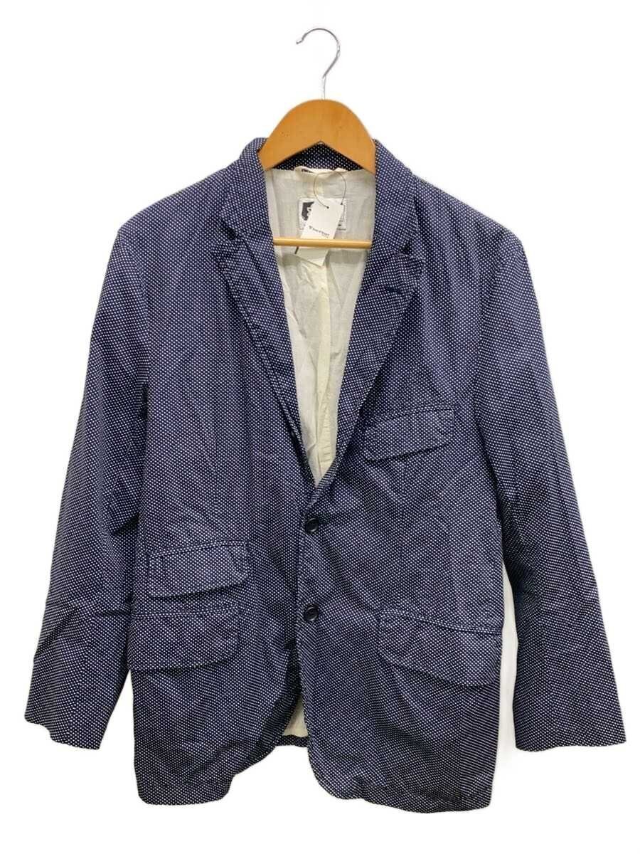 Engineered Garments Men's Cotton Navy Dot Tailored Jacket Size M
