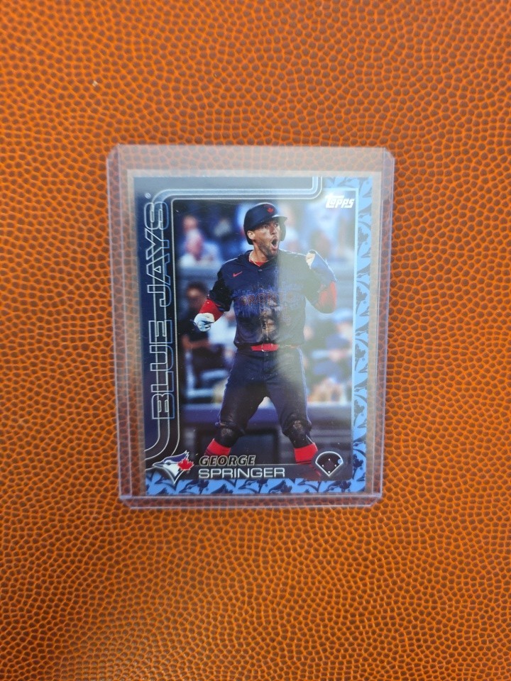 2025 Topps Series 1 George Springer #82 Team Color Parallel