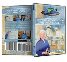 Judi Betts Video Art Lessons DVD Extraordinary Watercolors Louisiana Cowboys New