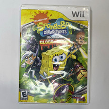TESTED SpongeBob SquarePants Nicktoons: Globs of Doom Nintendo Wii Game w/ Case