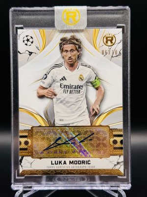 2024-25 Topps Reverence UCC - Luka Modric /10 - Reverence Autograph SP #RA-LM