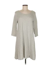 Olive and Oak Women Gray Casual Dress M