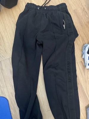 Givenchy Paris Sweatpants Black Size Medium Cotton Oversized Fit Designer