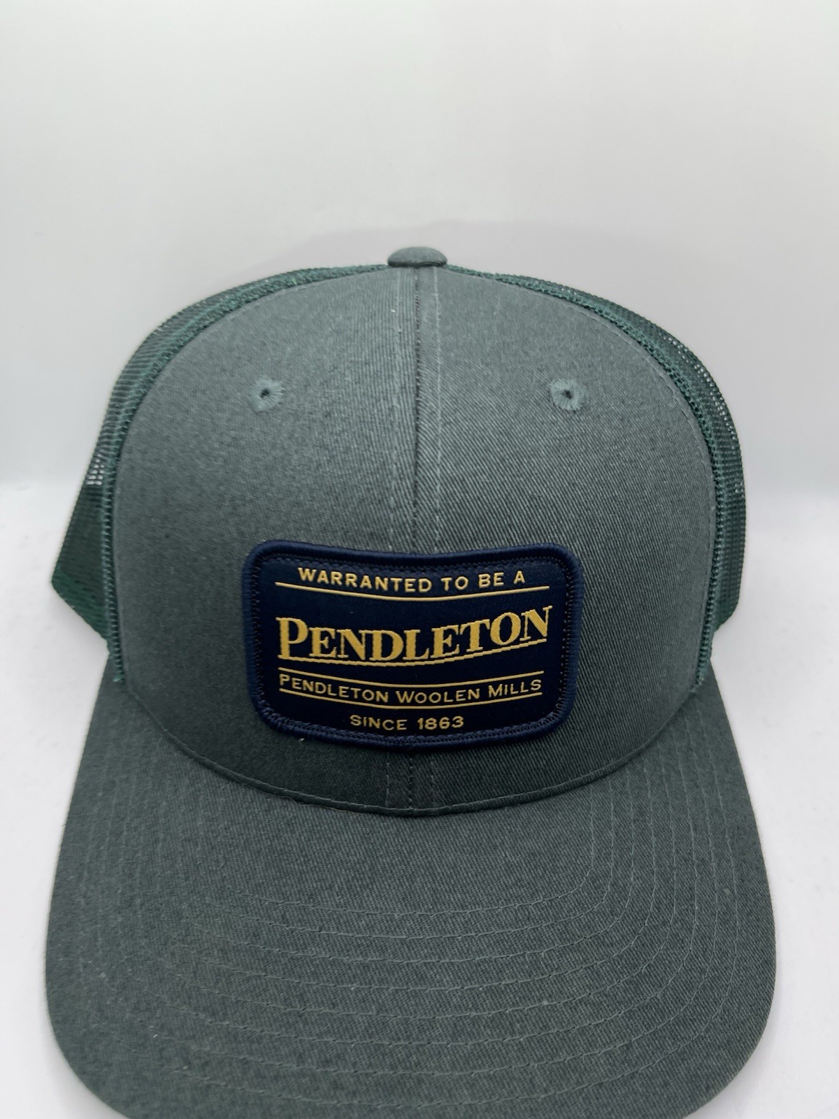 Pendleton Patch Trucker Hat Meshback SnapBack Hat… - image 3